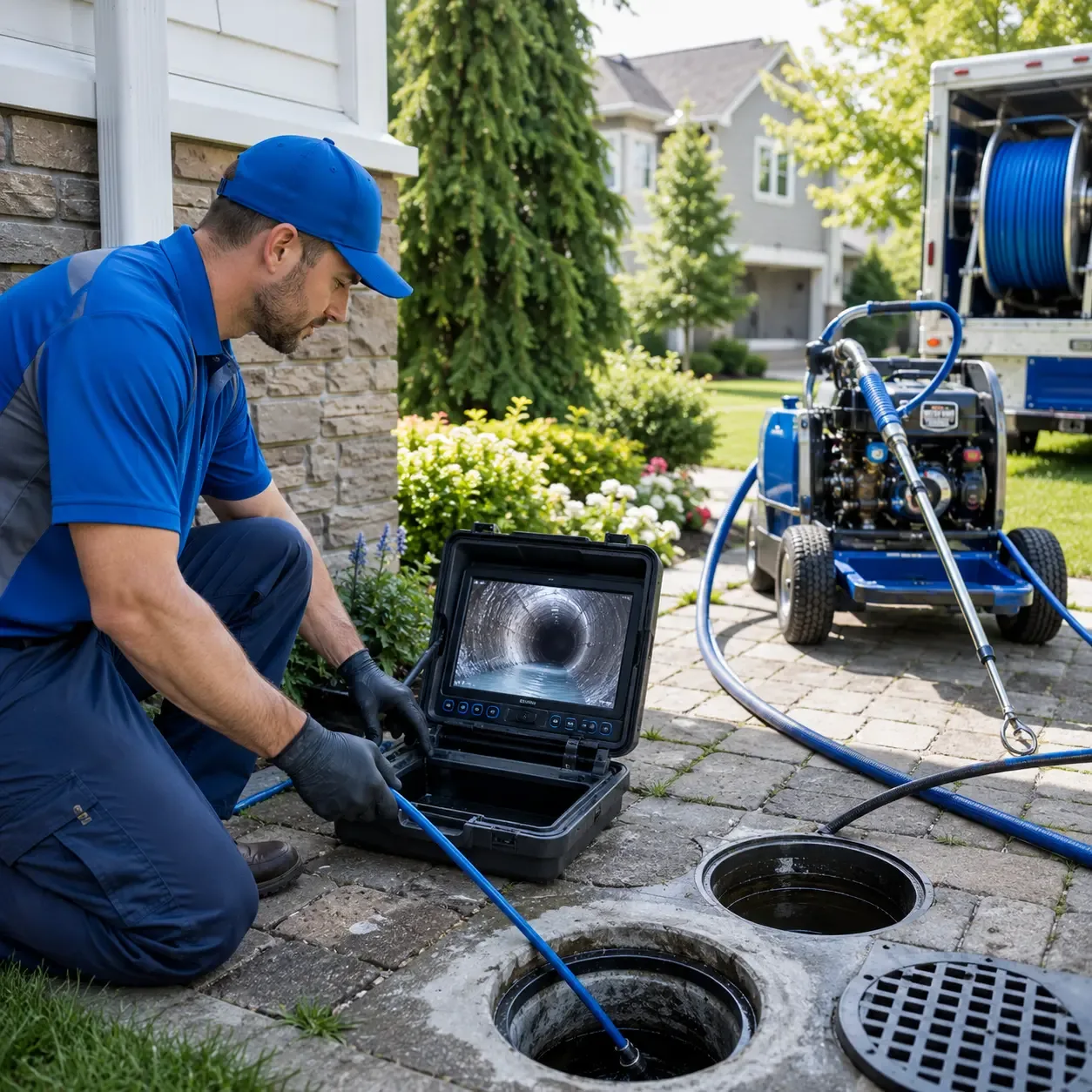 Outdoor drain cleaning professionals serving Putnam, CT